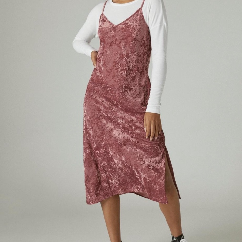 Velvet Slip Dress